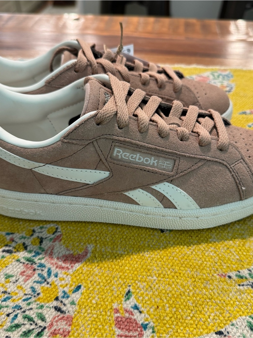 Reebok Club C Grounds Tennis Shoes- Brown/Chalk/Brown Women’s size 6 NIB - Picture 12 of 14